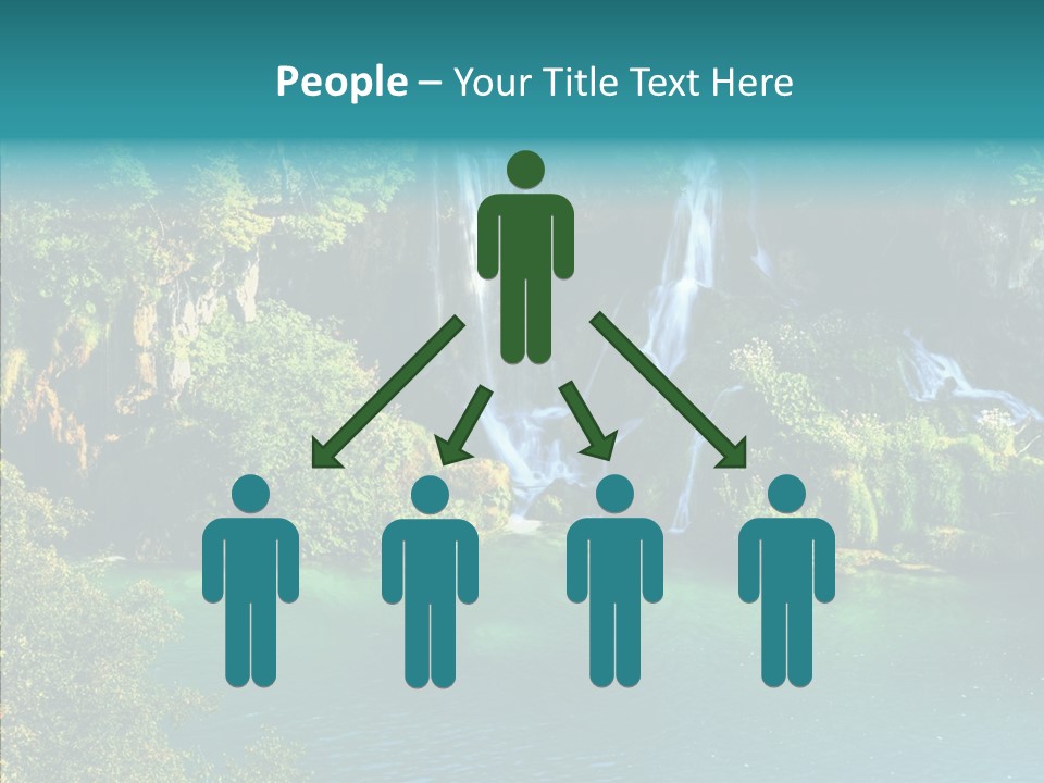 Beautiful Rock Falling PowerPoint Template