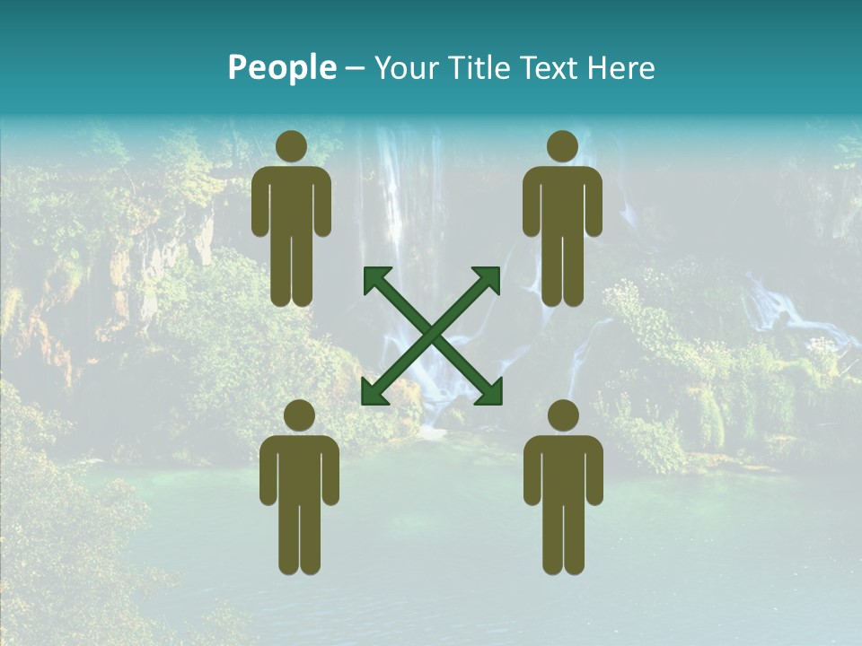 Beautiful Rock Falling PowerPoint Template