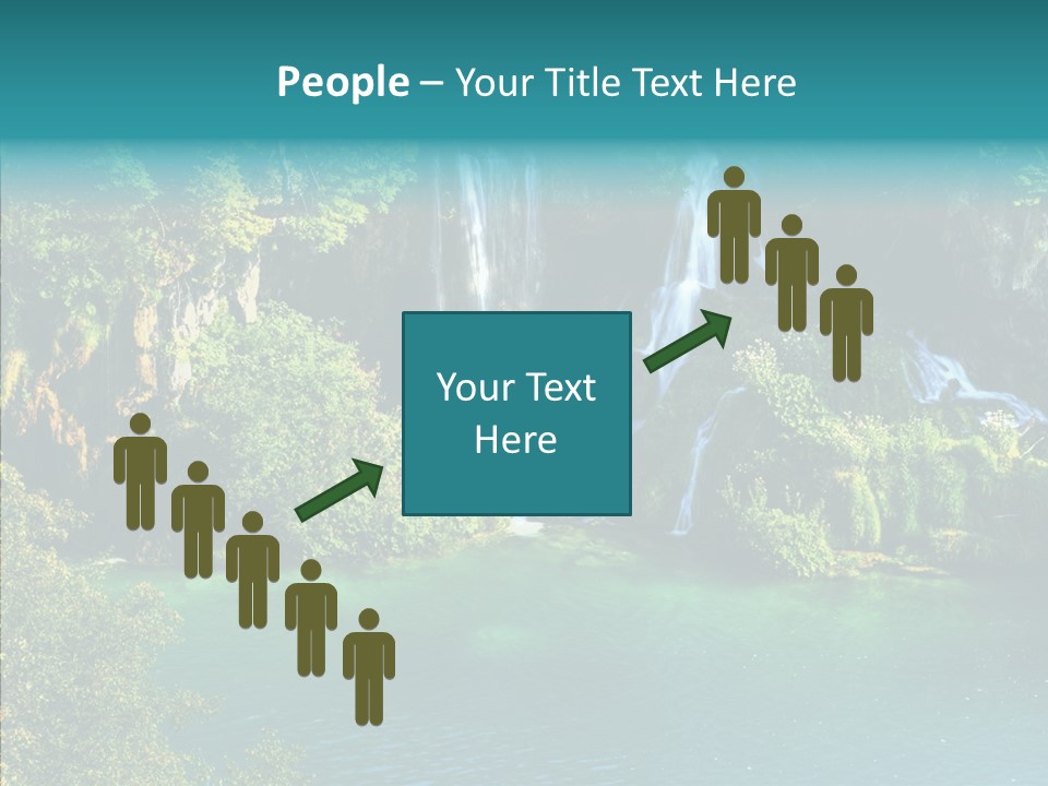 Beautiful Rock Falling PowerPoint Template