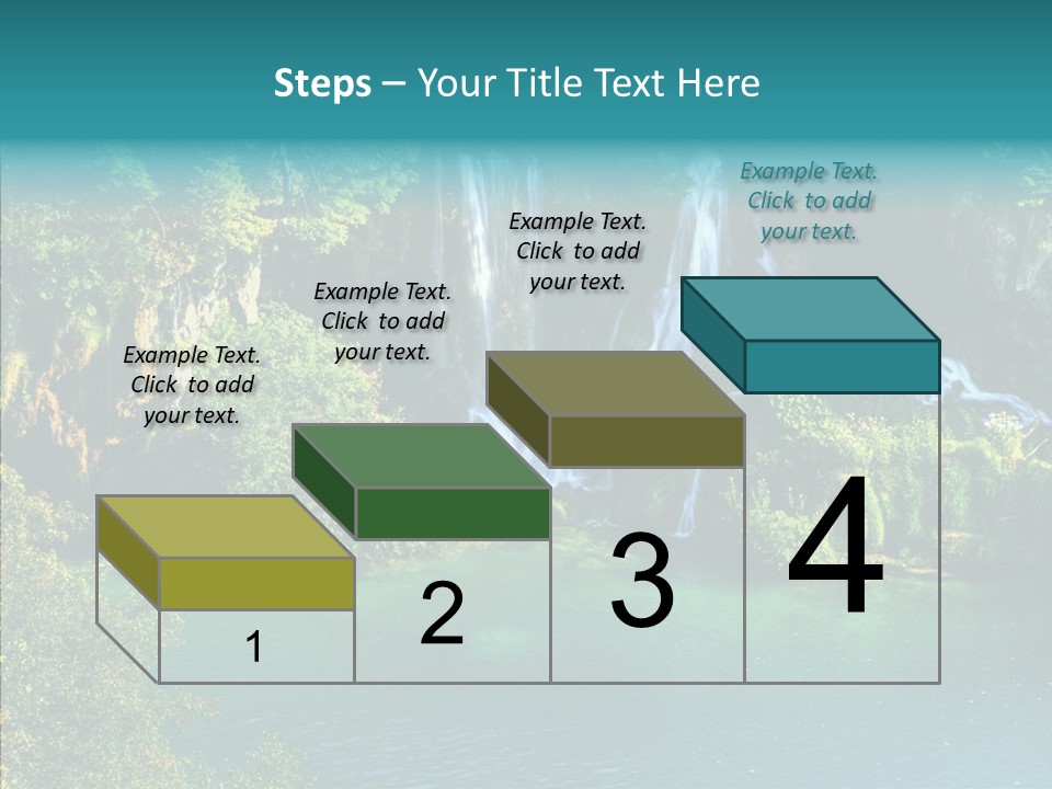 Beautiful Rock Falling PowerPoint Template