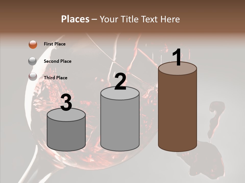 Isolated Winery Shape PowerPoint Template