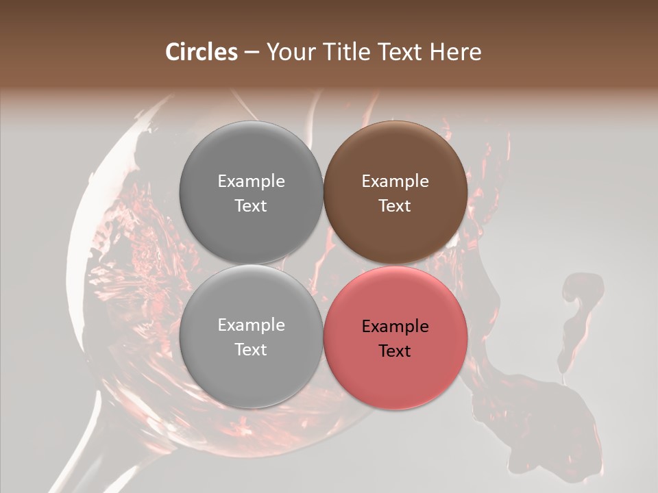 Isolated Winery Shape PowerPoint Template