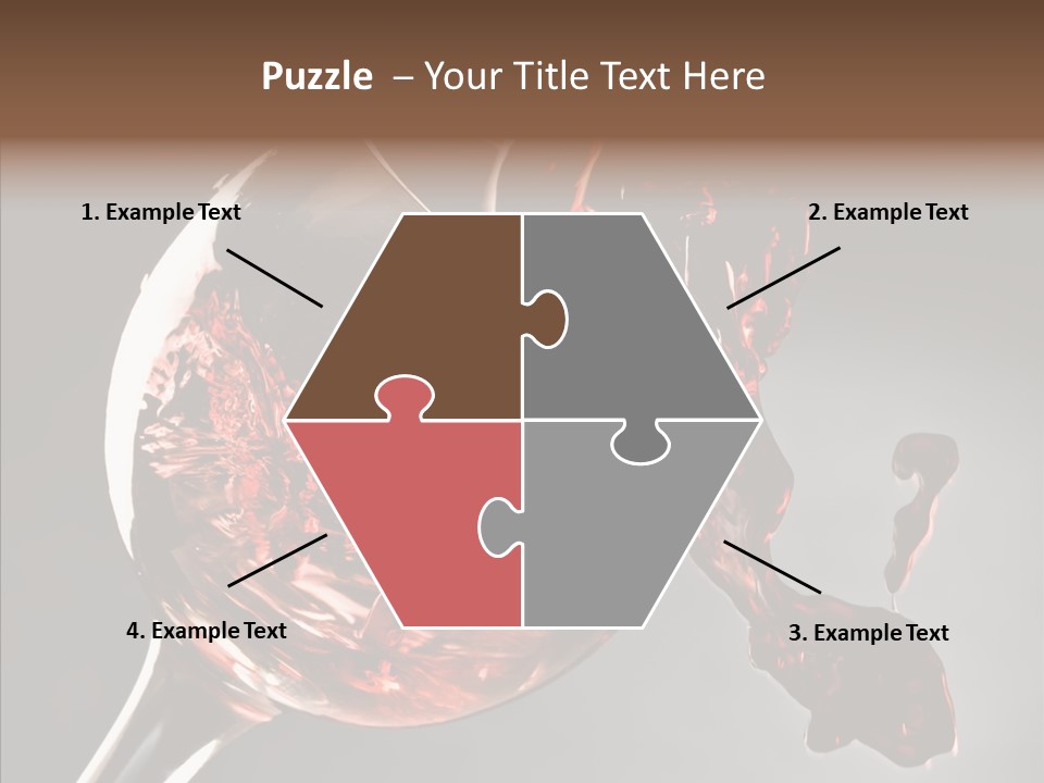 Isolated Winery Shape PowerPoint Template