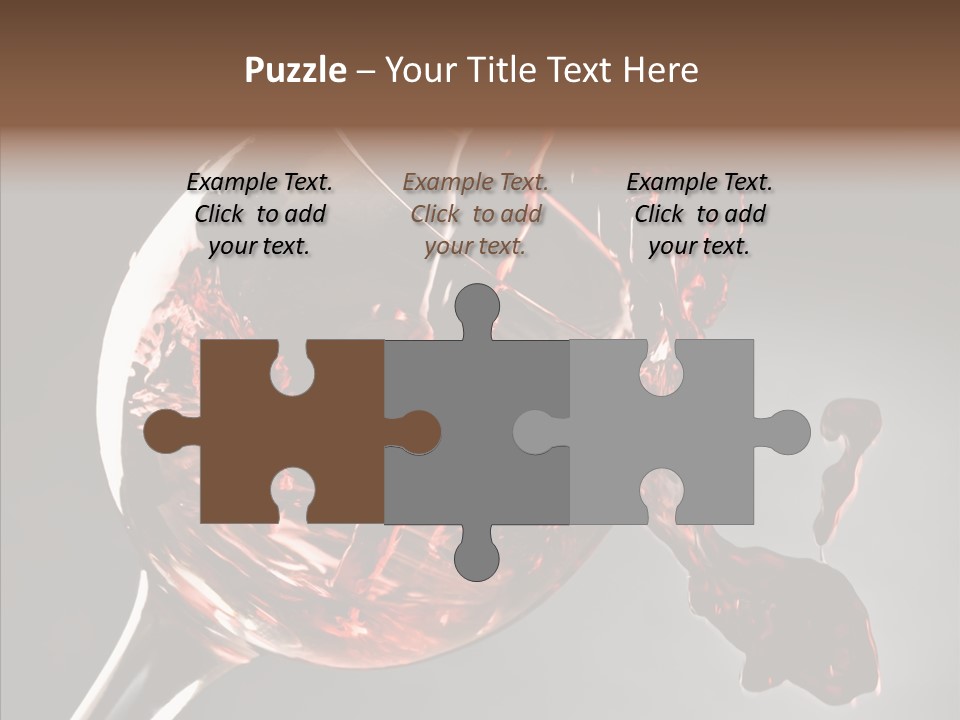 Isolated Winery Shape PowerPoint Template