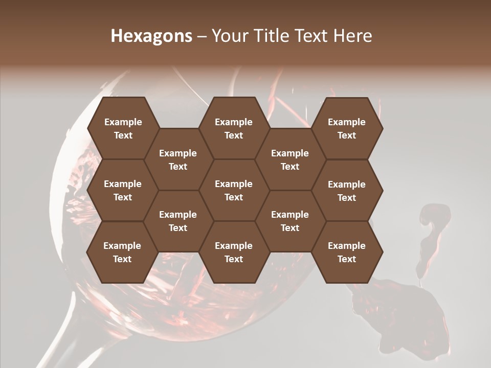 Isolated Winery Shape PowerPoint Template