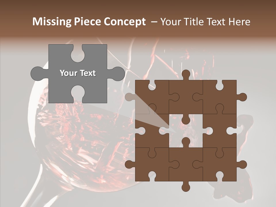 Isolated Winery Shape PowerPoint Template