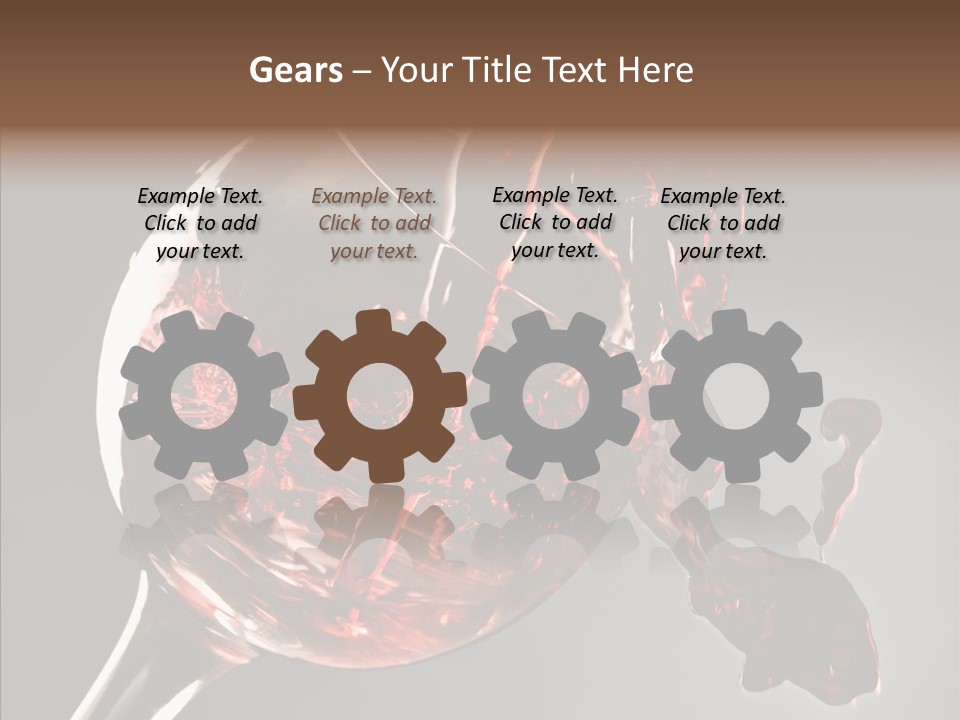 Isolated Winery Shape PowerPoint Template