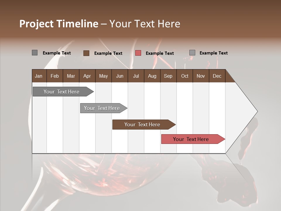 Isolated Winery Shape PowerPoint Template