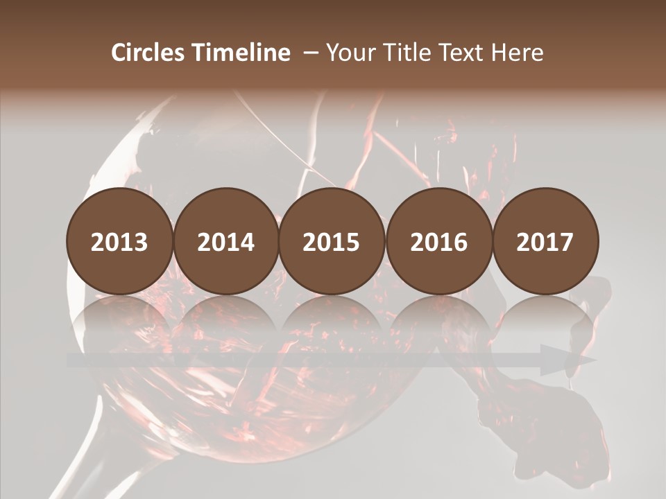 Isolated Winery Shape PowerPoint Template