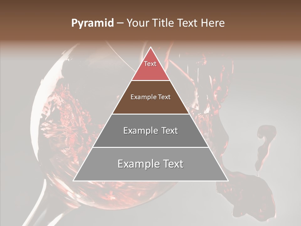 Isolated Winery Shape PowerPoint Template