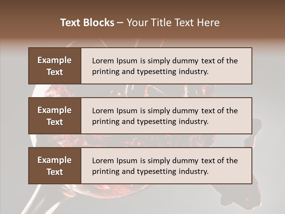 Isolated Winery Shape PowerPoint Template