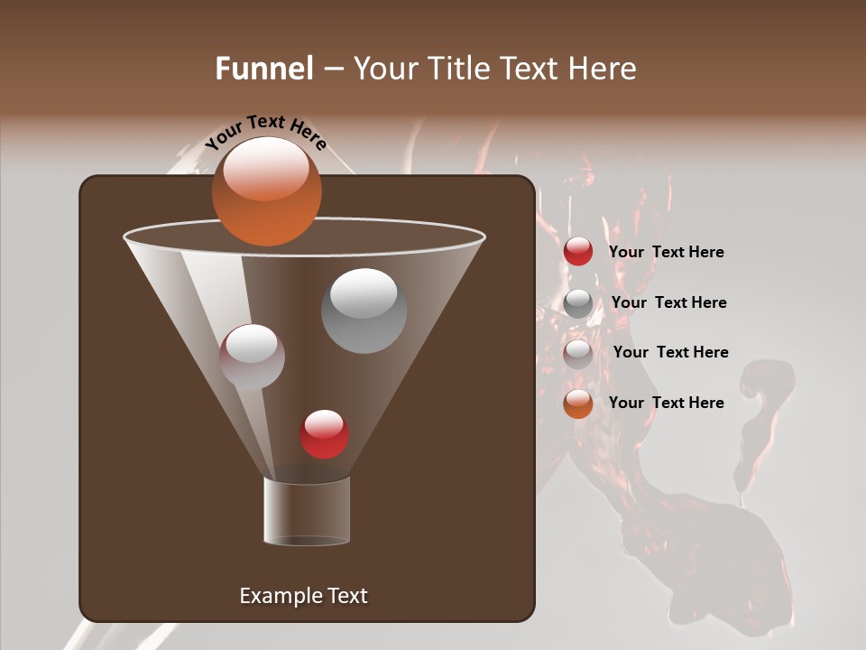 Isolated Winery Shape PowerPoint Template