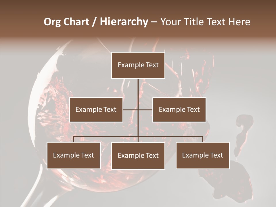 Isolated Winery Shape PowerPoint Template