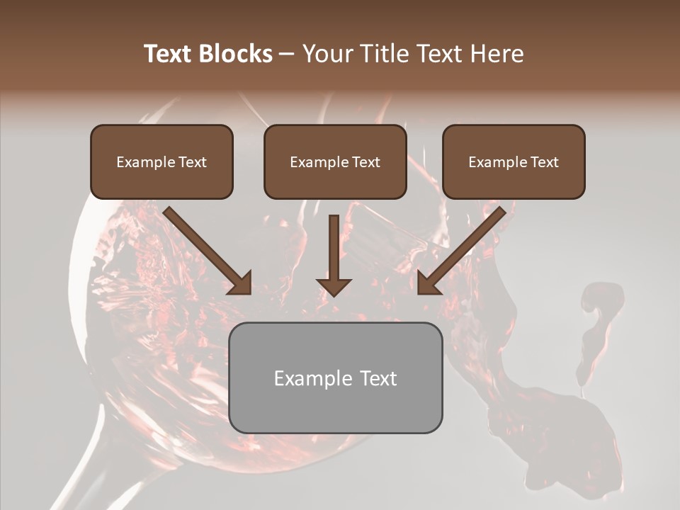 Isolated Winery Shape PowerPoint Template