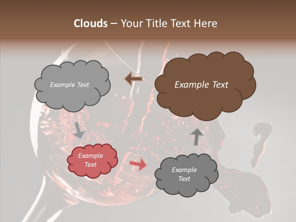 Isolated Winery Shape PowerPoint Template