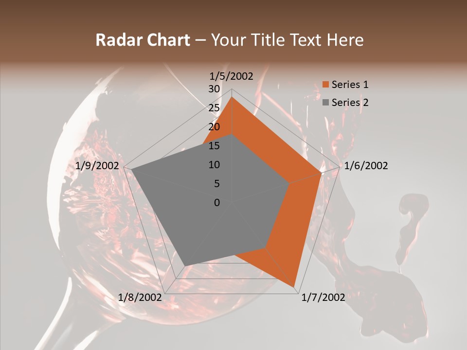 Isolated Winery Shape PowerPoint Template