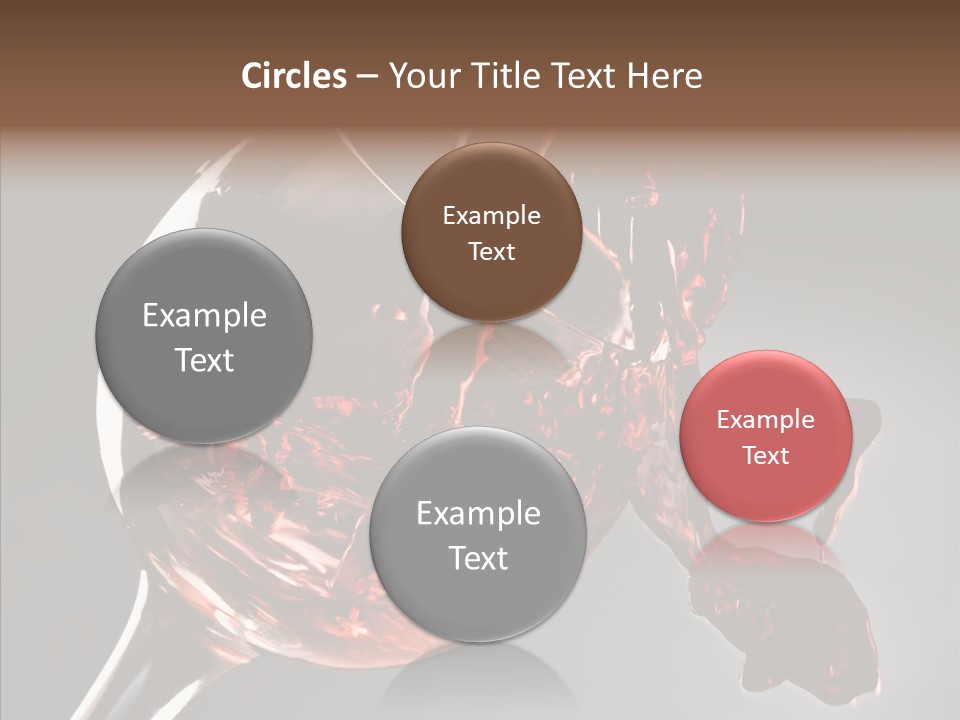 Isolated Winery Shape PowerPoint Template