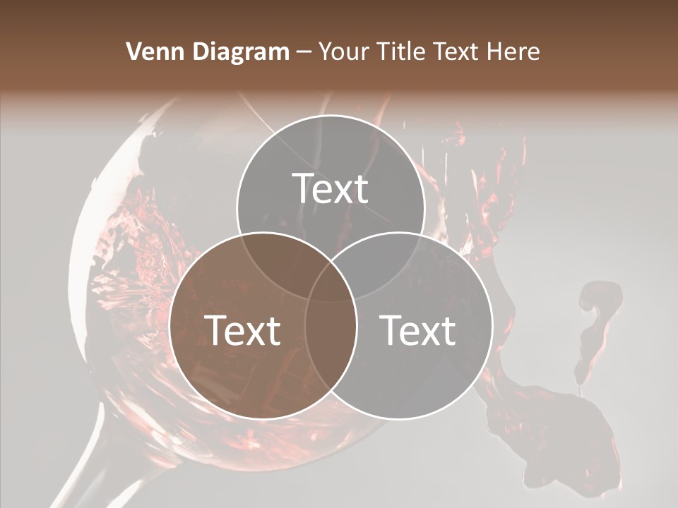 Isolated Winery Shape PowerPoint Template