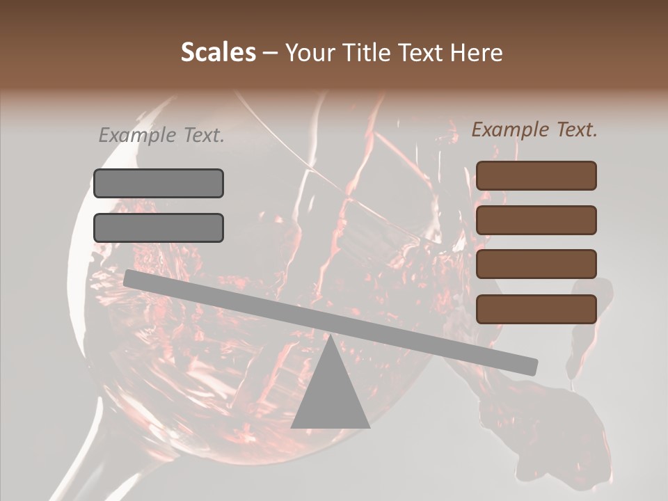 Isolated Winery Shape PowerPoint Template