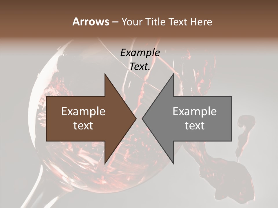 Isolated Winery Shape PowerPoint Template