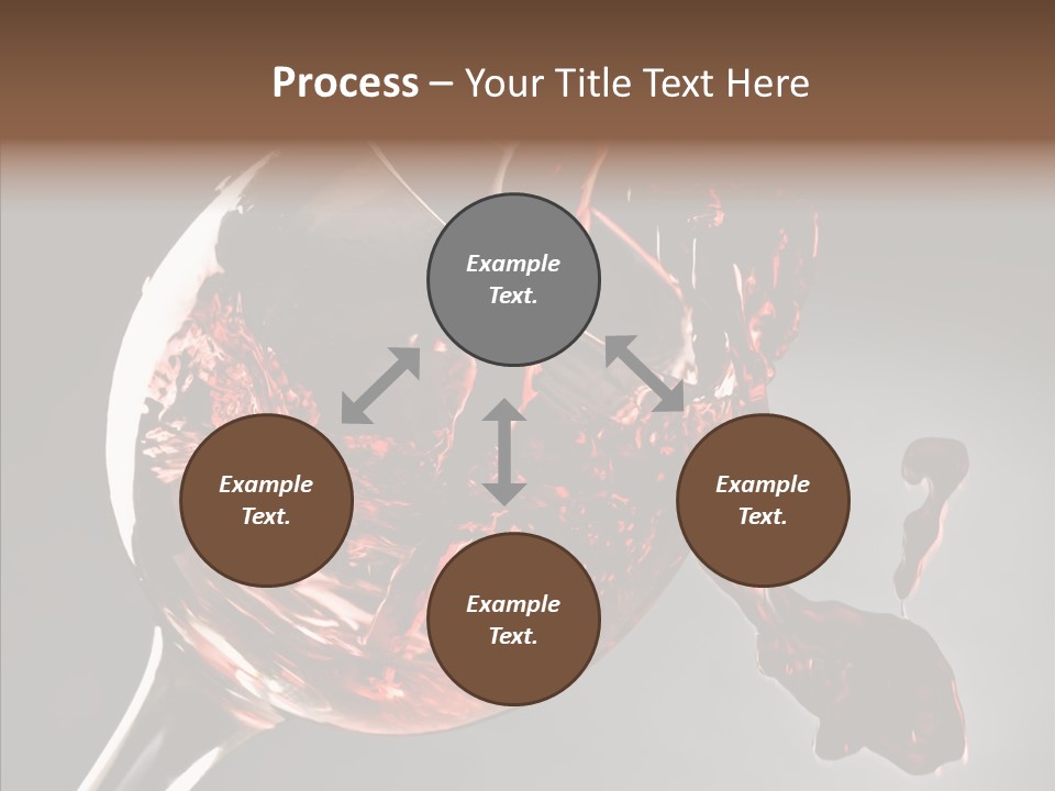 Isolated Winery Shape PowerPoint Template