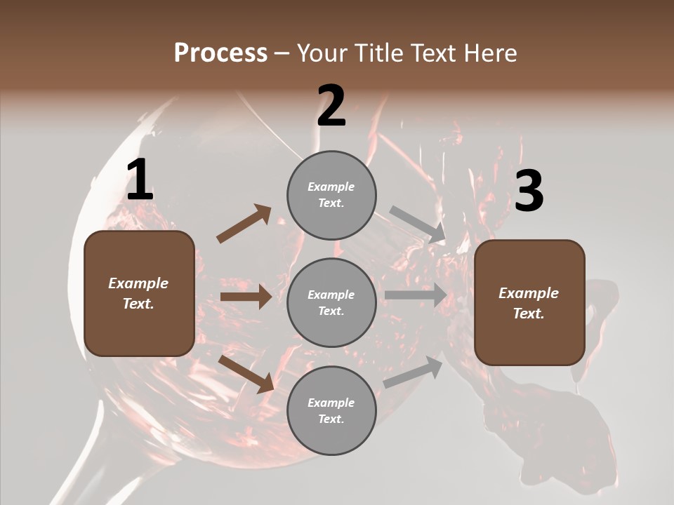 Isolated Winery Shape PowerPoint Template