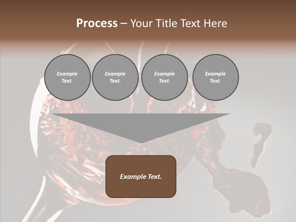 Isolated Winery Shape PowerPoint Template