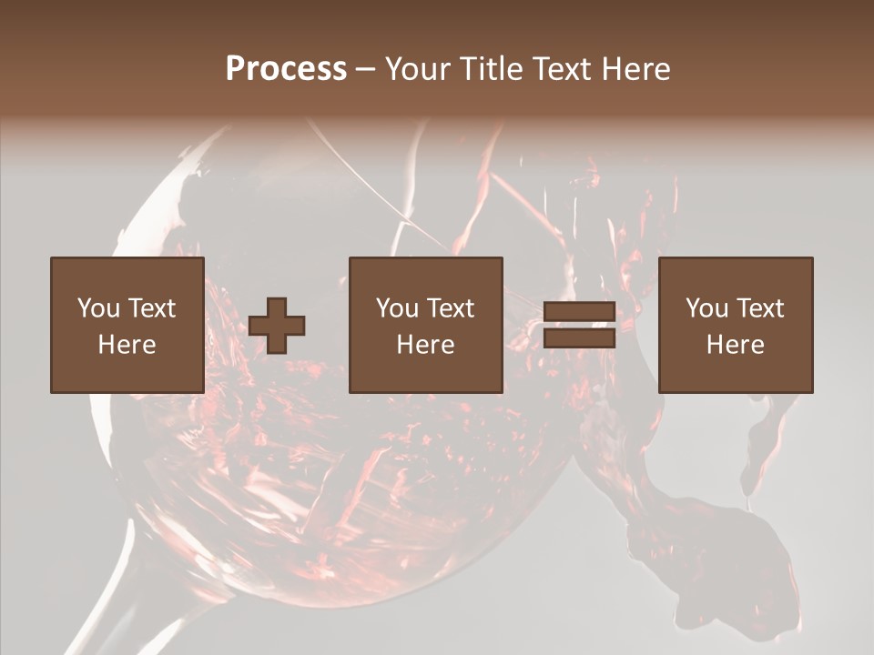 Isolated Winery Shape PowerPoint Template