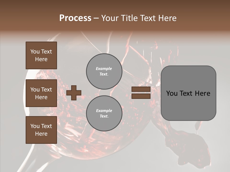 Isolated Winery Shape PowerPoint Template