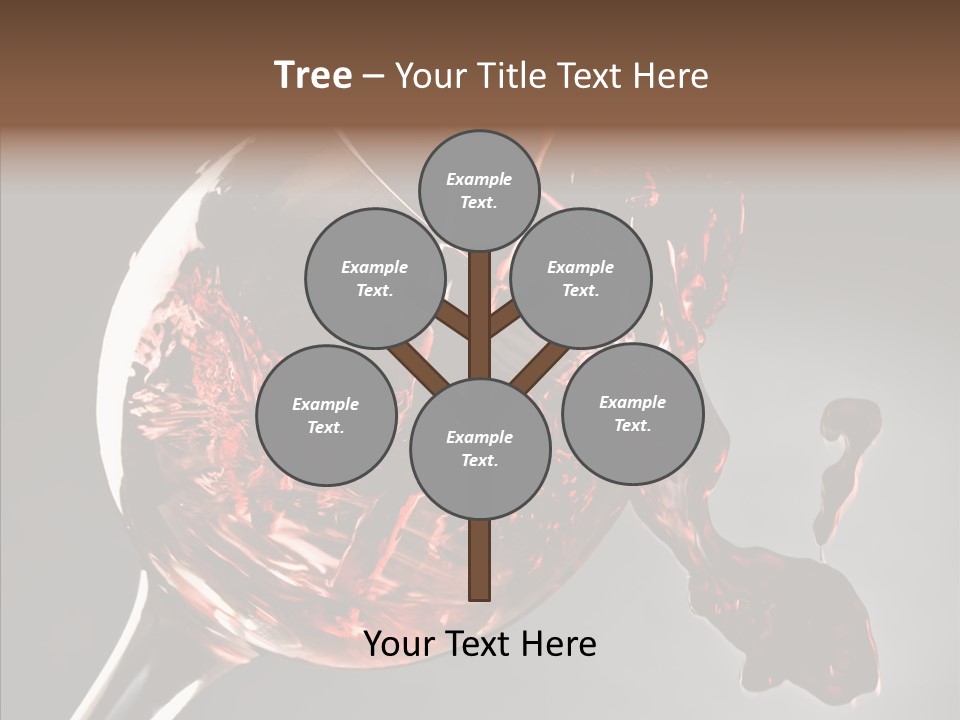 Isolated Winery Shape PowerPoint Template