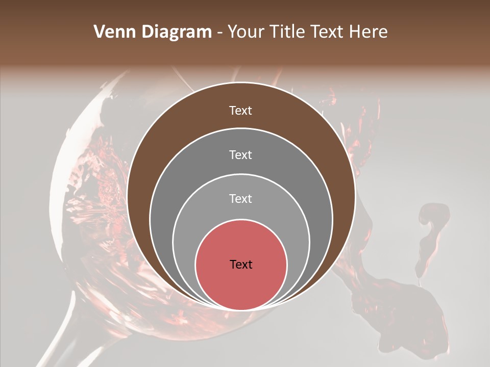 Isolated Winery Shape PowerPoint Template