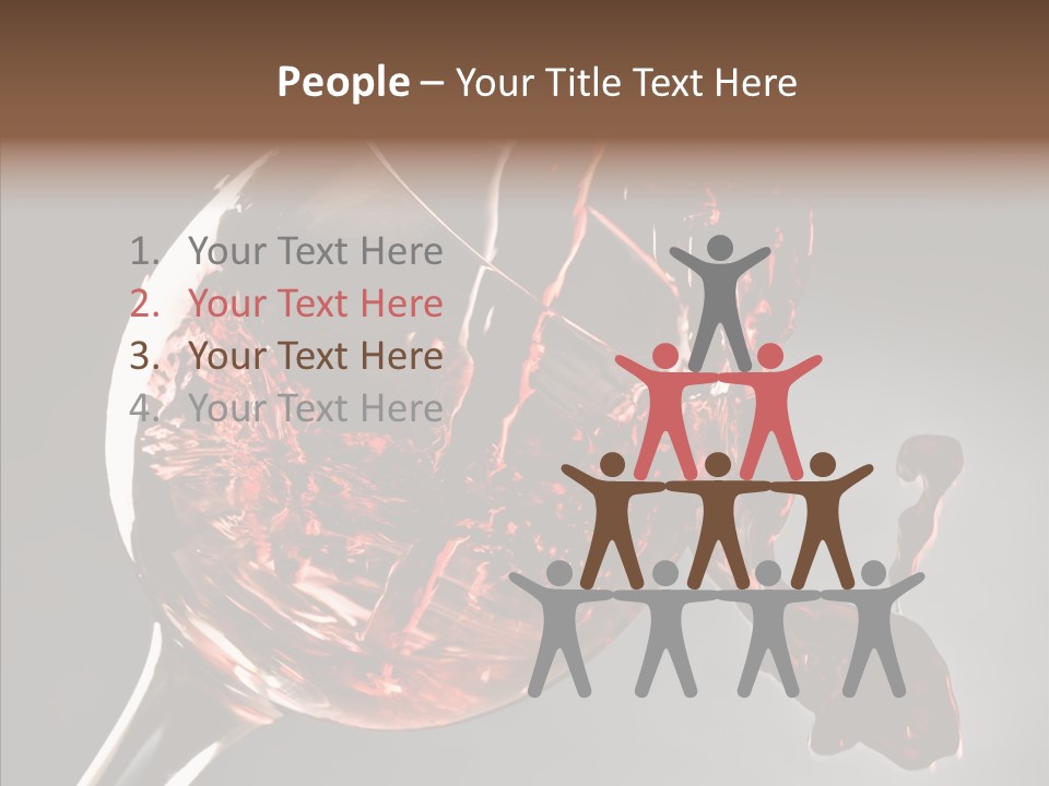 Isolated Winery Shape PowerPoint Template