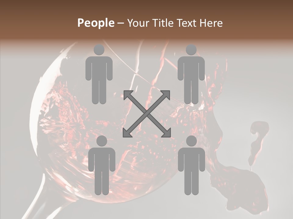 Isolated Winery Shape PowerPoint Template