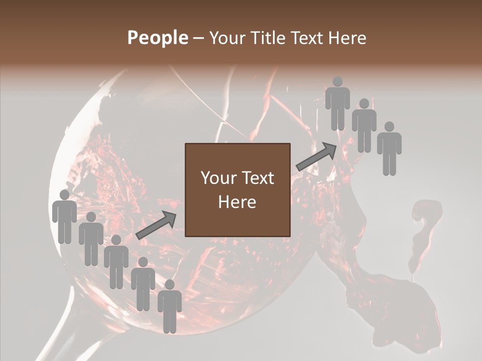 Isolated Winery Shape PowerPoint Template