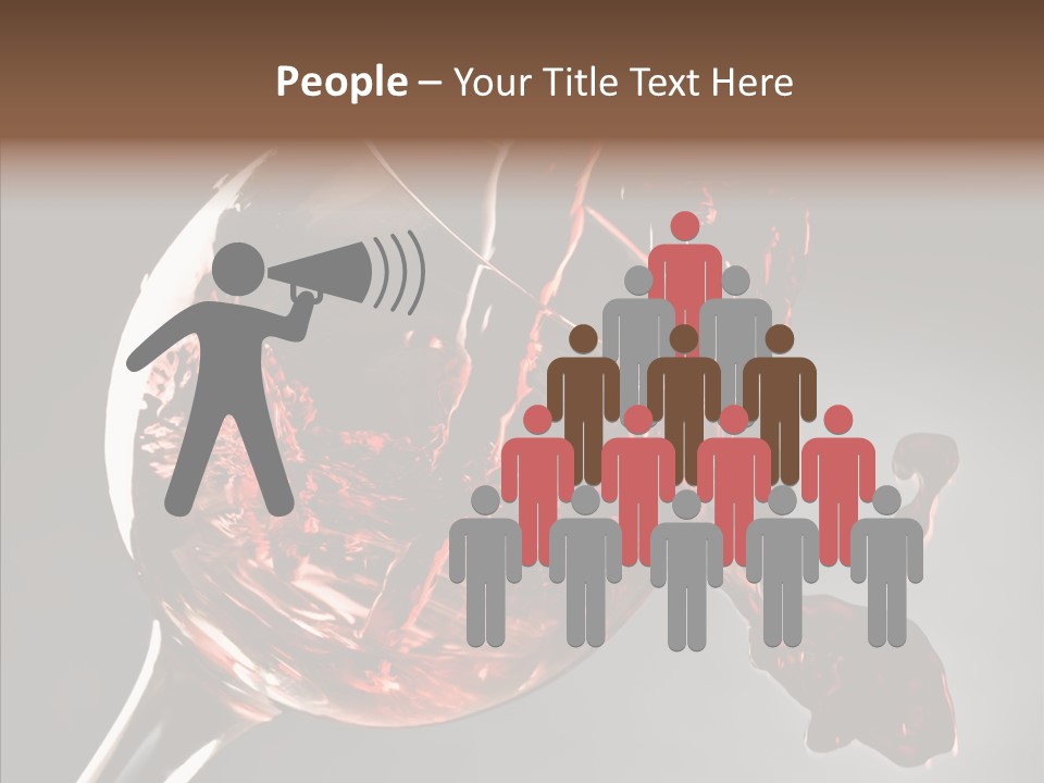 Isolated Winery Shape PowerPoint Template