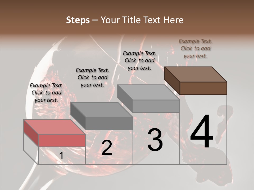 Isolated Winery Shape PowerPoint Template