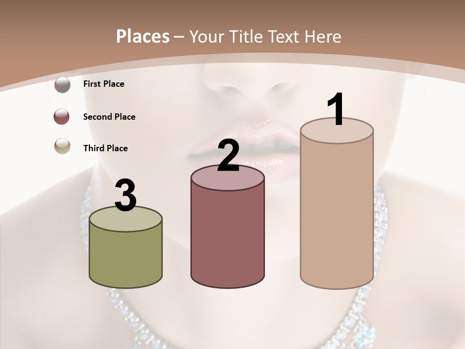 Woman Hair Look PowerPoint Template