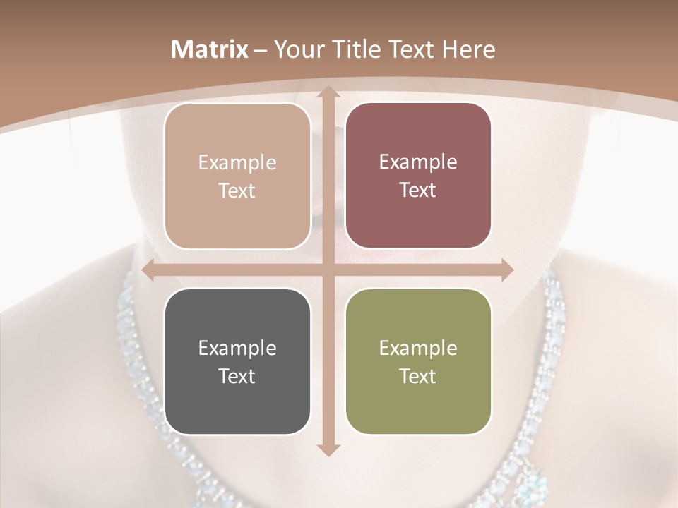 Woman Hair Look PowerPoint Template