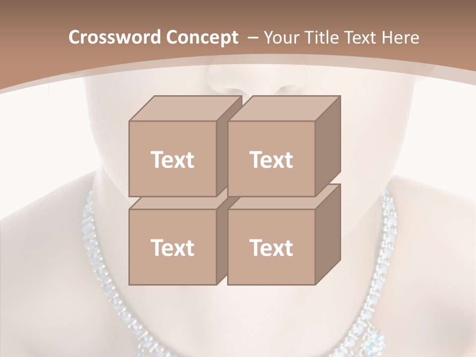 Woman Hair Look PowerPoint Template