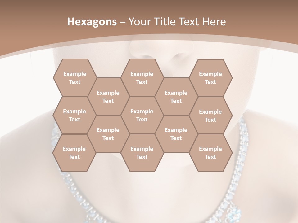 Woman Hair Look PowerPoint Template