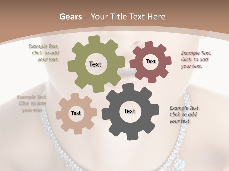 Woman Hair Look PowerPoint Template