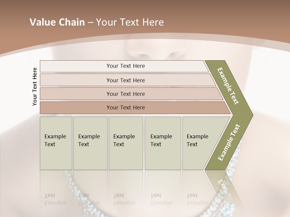 Woman Hair Look PowerPoint Template