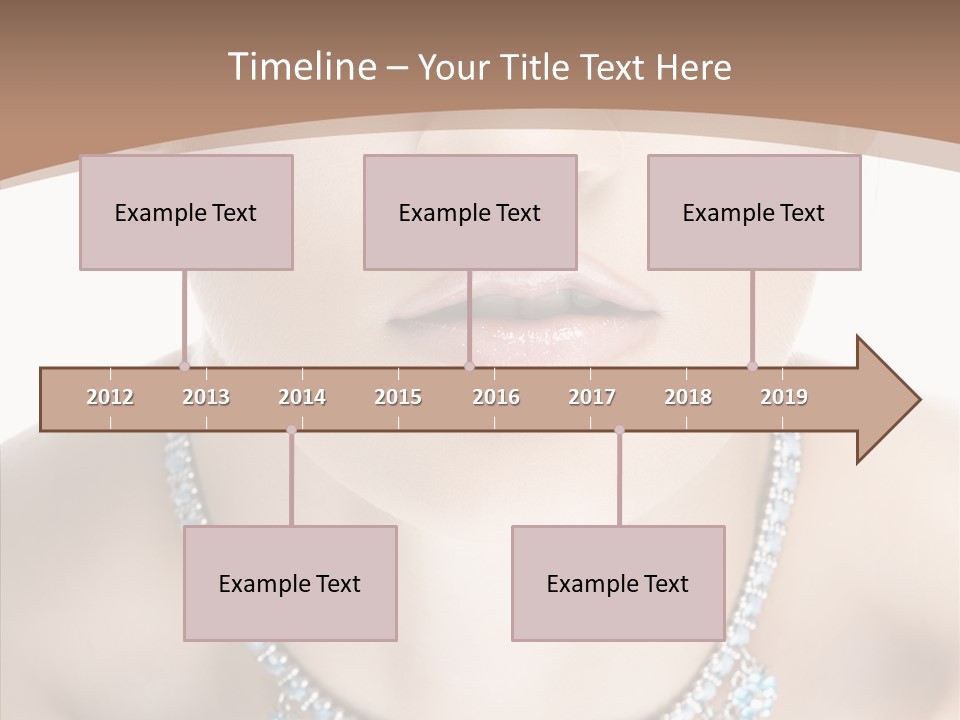 Woman Hair Look PowerPoint Template