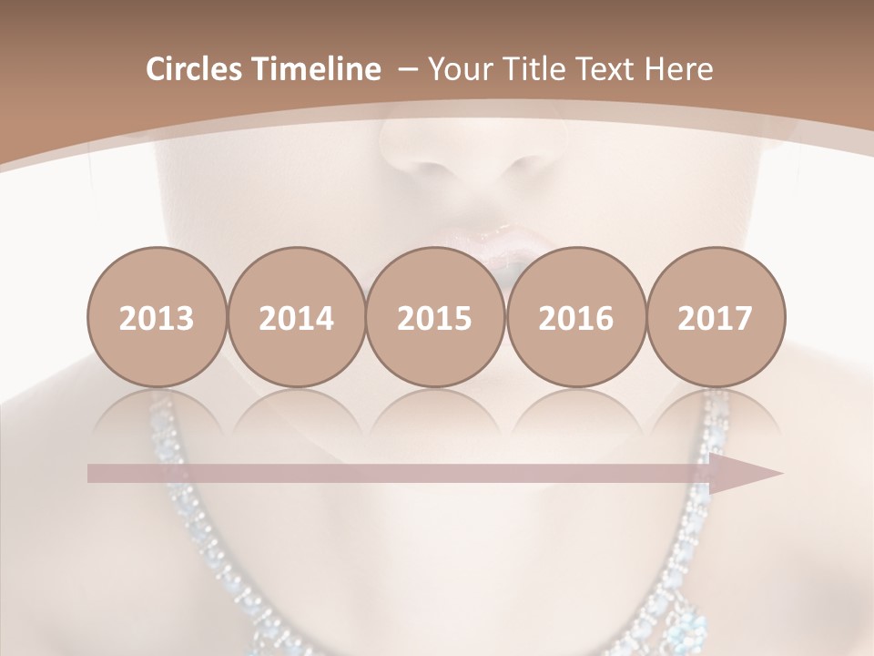 Woman Hair Look PowerPoint Template