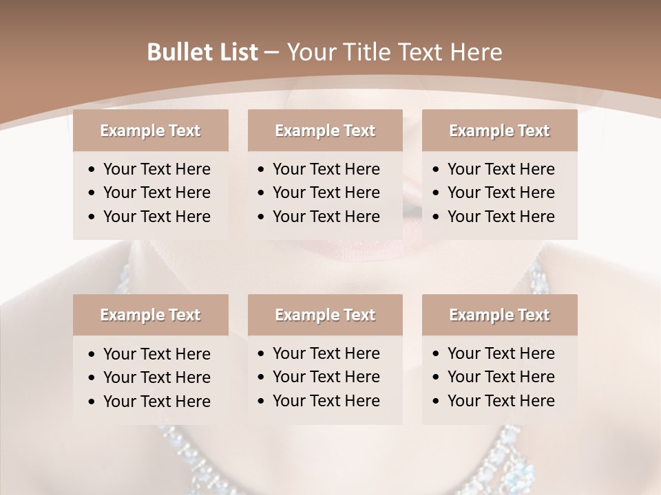 Woman Hair Look PowerPoint Template