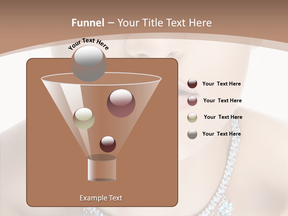 Woman Hair Look PowerPoint Template