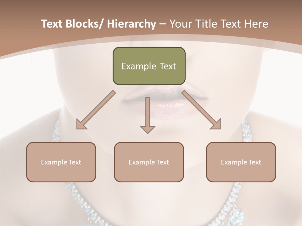 Woman Hair Look PowerPoint Template