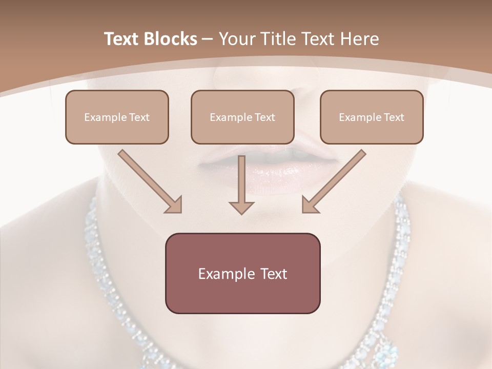 Woman Hair Look PowerPoint Template