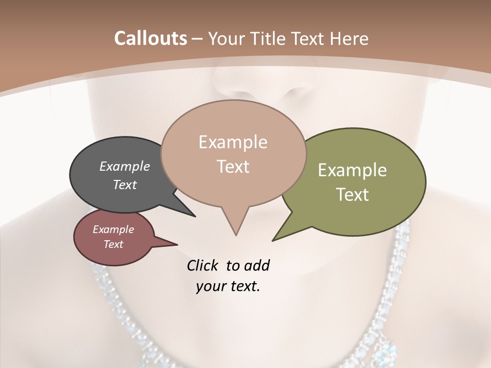 Woman Hair Look PowerPoint Template