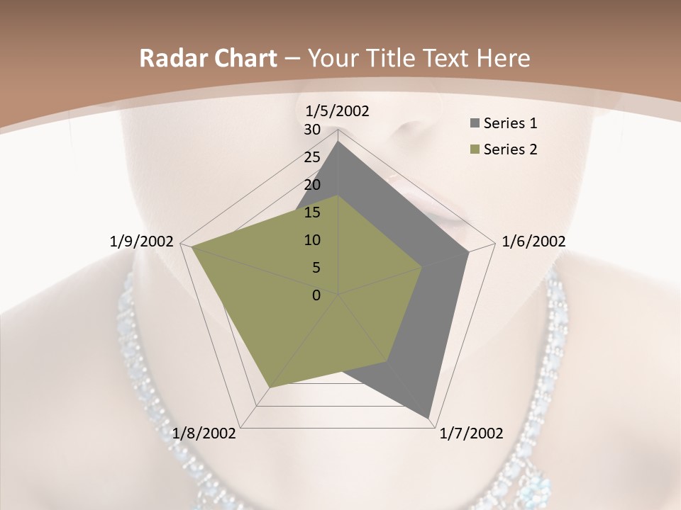 Woman Hair Look PowerPoint Template